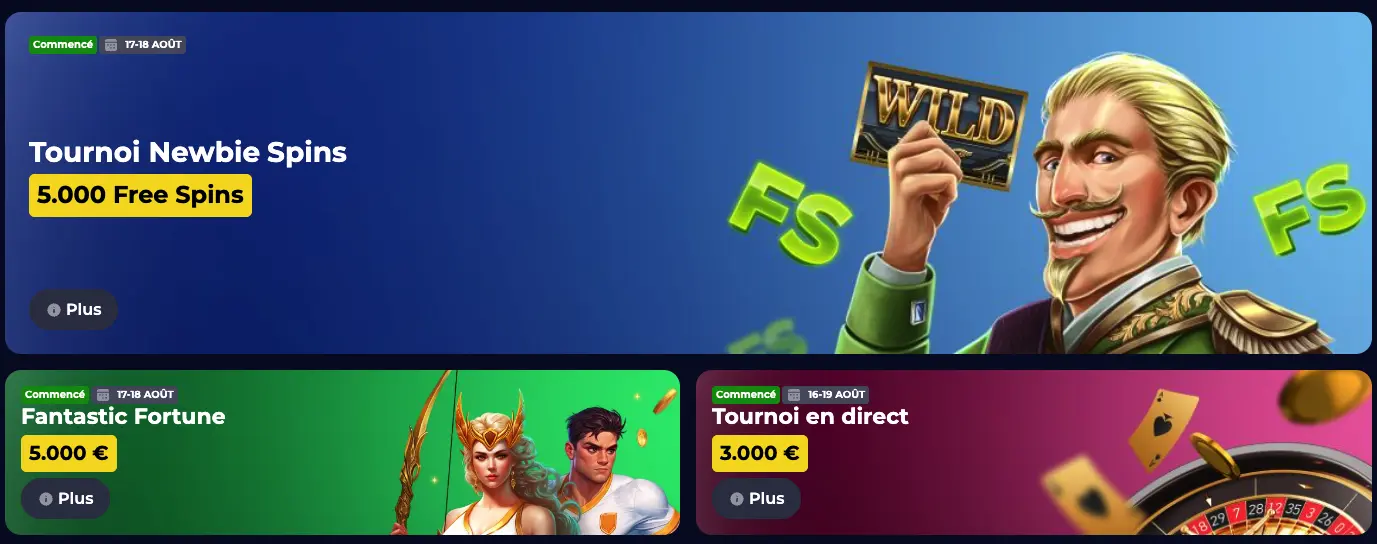 Nine Casino promotions